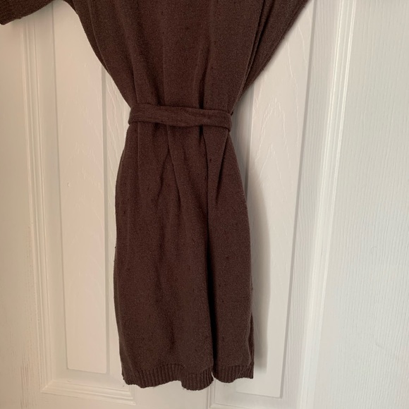 3 for $15 Jacob Jr Brown Tie Up Cardigan - Picture 5 of 10